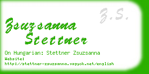 zsuzsanna stettner business card